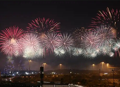 滕州市焰火晚会